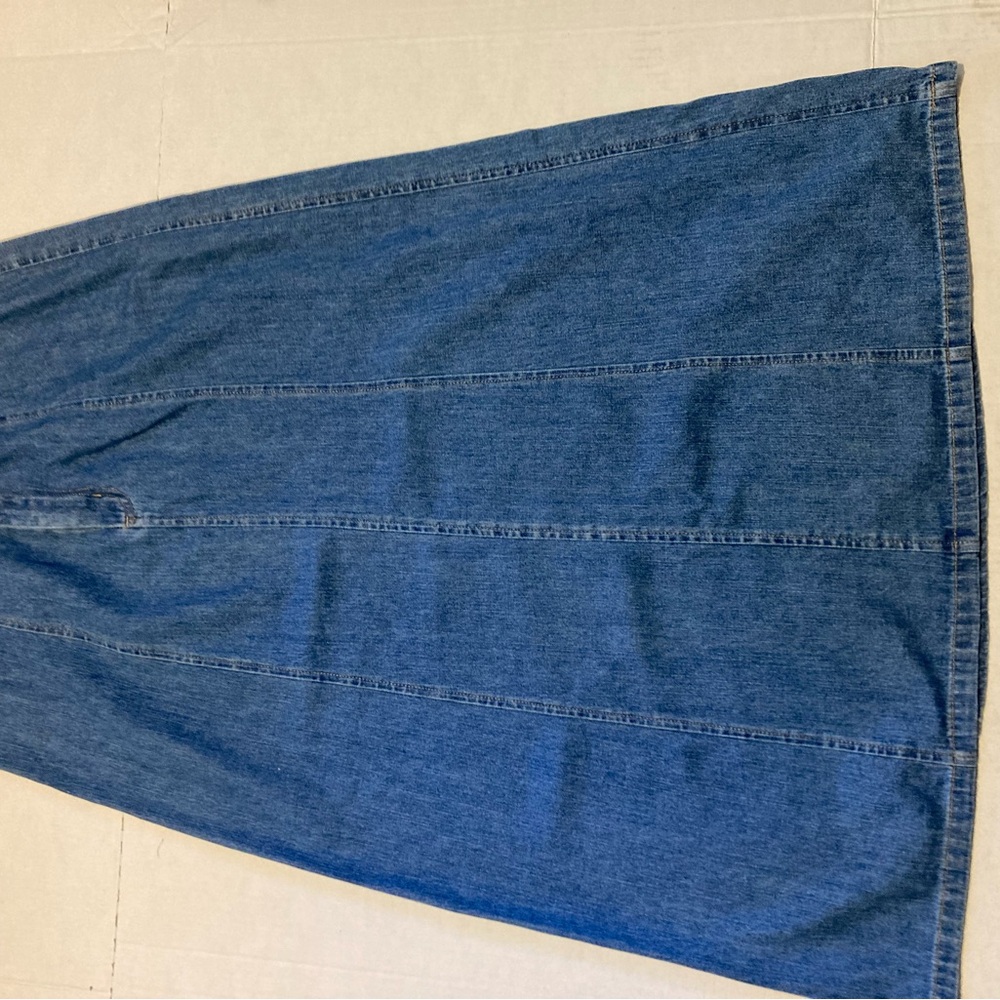 Kim Rogers Classic Women Blue Denim Jean Skirt Size 10p - Picture 7 of 12